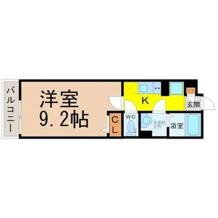 リブリ・平安通【3階】の間取り