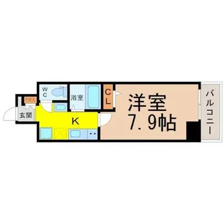 クレストタワー栄【5階】の間取り