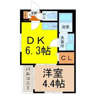 ハーモニーテラス中野本町【3階】の間取り