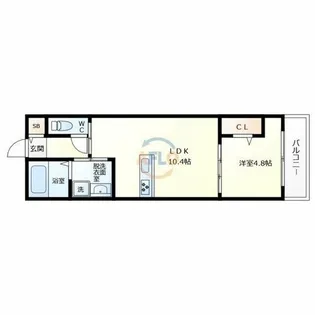 サニーコート西加賀屋【2階】の間取り