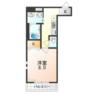 大阪府堺市西区上野芝町4丁【アパート】の間取り