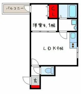 アンサー友井【1階】の間取り