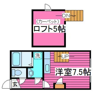 Noel MS【3号室】の間取り