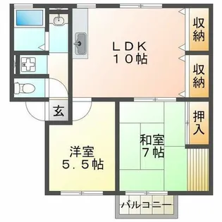 ソファレ池上【1階】の間取り