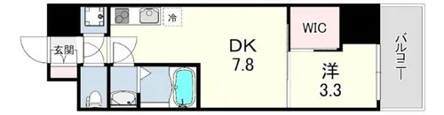 セレニテ神戸駅前アリエ【15階】の間取り
