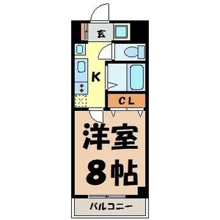 プラーチド【1階】の間取り