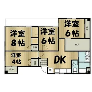 川出ビル【3階】の間取り