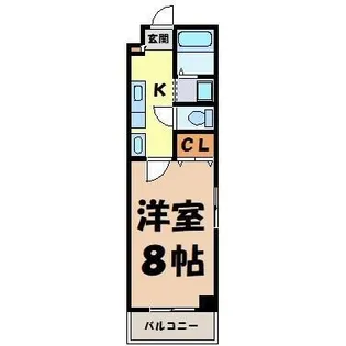 サンスパーク【2階】の間取り