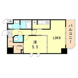 S-RESIDENCE神戸磯上通【10階】の間取り