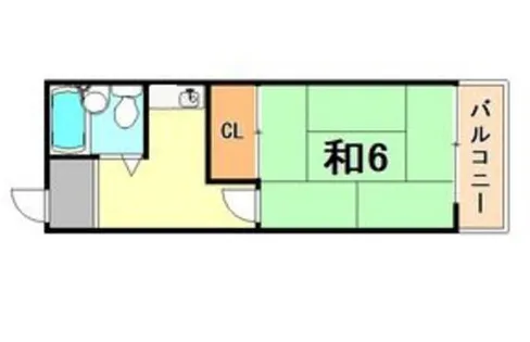 下沢ヤングハイツ【2階】の間取り