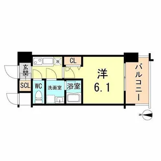 レオンコンフォート神戸ハーバーウエスト【12階】の間取り