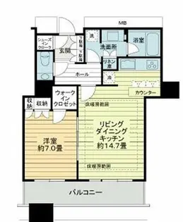 The kitahama【29階】の間取り