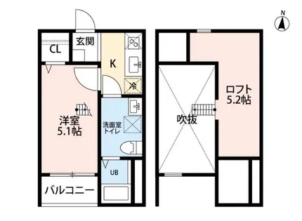 シルバード【2階】の間取り