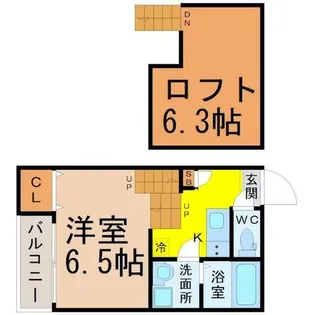ラグジュアリーレジデンス御器所【2階】の間取り