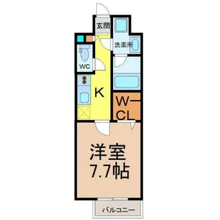 ソレアード【4階】の間取り