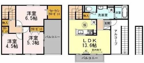 グランアヴァンティⅡ【2階】の間取り