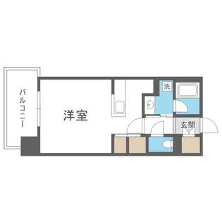 テングッド渡辺通【10階】の間取り