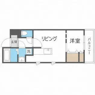 BRANCHE薬院大通【4階】の間取り