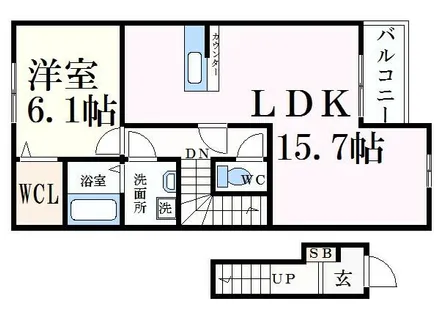 エヴァン ヴェール【2階】の間取り