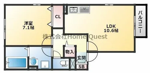 ルミエール・K【2階】の間取り