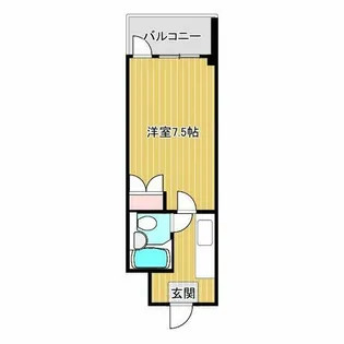 エクセレント中道【9階】の間取り