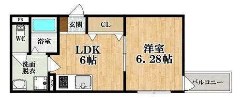 F+style上田1号館【3階】の間取り