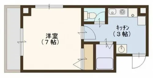 スタシオン梅田イースト【8階】の間取り