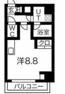 エスパシオ・コモド大阪新町【5階】の間取り