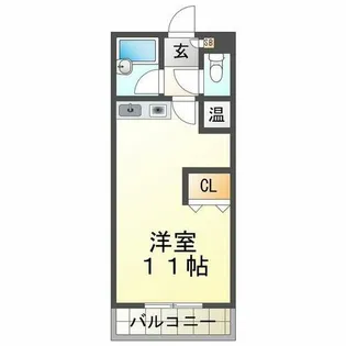 メゾンドアルニカ【1階】の間取り