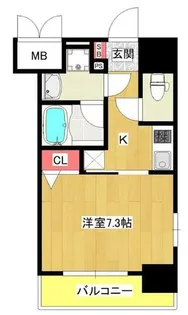 ワールドアイ大阪ドームシティ【1104号室】の間取り