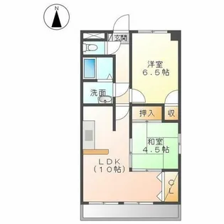 マーブルアサイ【6階】の間取り