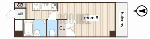 ジュネス船橋【2階】の間取り