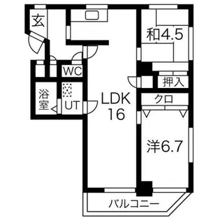 アビタマルフク【3階】の間取り