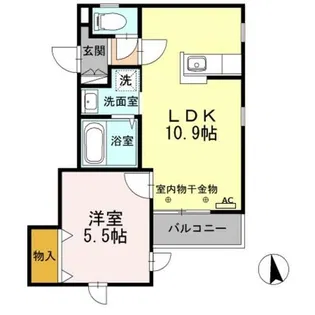 Hale Walea【2階】の間取り