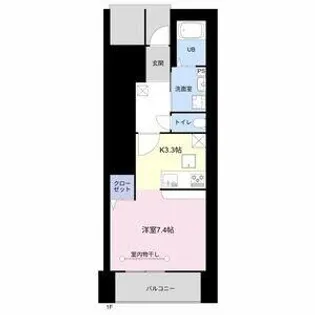 アムール【1階】の間取り