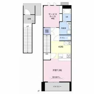アムール【2階】の間取り