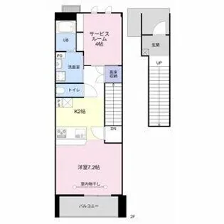 アムール【2階】の間取り