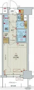 ライジングコート名古屋駅前東【3階】の間取り