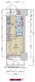 プレサンスTHE大須観音【4階】の間取り