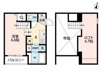 フォラートル【2階】の間取り