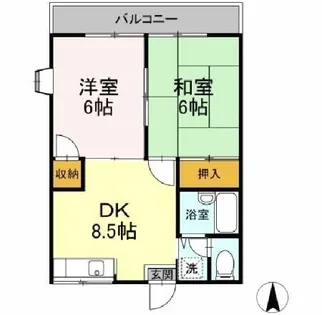 Mコーポ【1階】の間取り