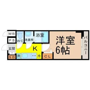 プレサンス名古屋幅下ファビュラス【7階】の間取り