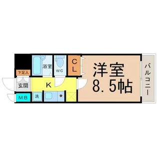 ウェステリア西大須【10階】の間取り