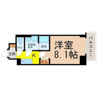 エスリード名古屋東別院【5階】の間取り