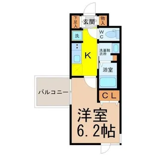 エステムコート名古屋栄プレシャス【4階】の間取り