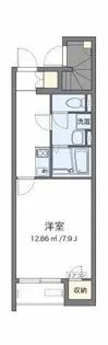 クレイノリバーサイド【1階】の間取り