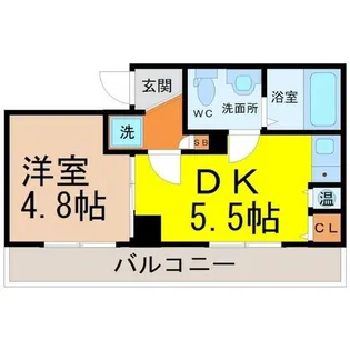アーバンフラッツ新栄【12階】の間取り