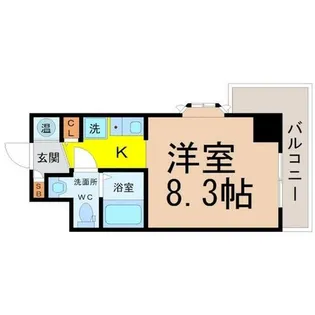 アーバンフラッツ新栄【9階】の間取り