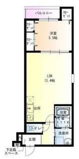 フジパレス武庫之荘本町WEST【2階】の間取り