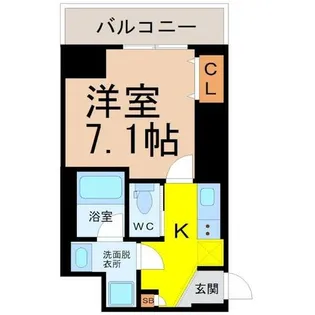 IE伏見【3階】の間取り